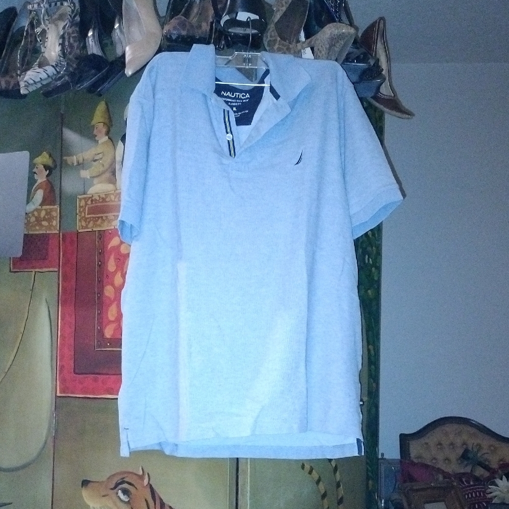 Nautica Men's Blue Deck Polo Shirt